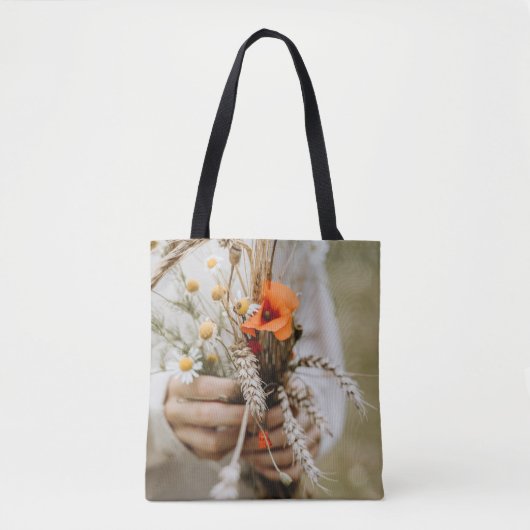 PERSON HOLT ORANGE PEALED BLUME TASCHE (Vorderseite)