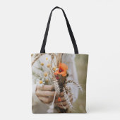 PERSON HOLT ORANGE PEALED BLUME TASCHE (Rückseite)