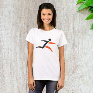 Person-Lauf-Design T-Shirt
