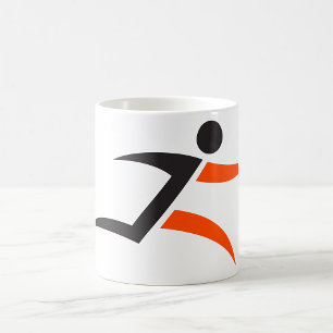 Person-Laufend-Design Kaffeetasse