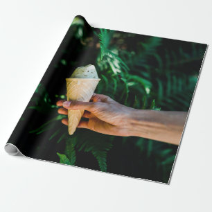 Person mit Eis Geschenkpapier