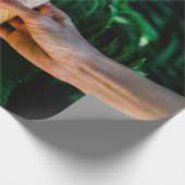 Person mit Eis Geschenkpapier (Ecke)