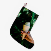 Person mit Eis Kleiner Weihnachtsstrumpf (Vorderansicht (hängend))