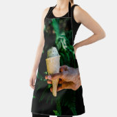 Person mit Eis Schürze (InSitu)