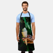 Person mit Eis Schürze (Getragen)