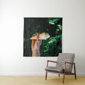 Person mit Eis Wandteppich (Beispiel (Horizontal))