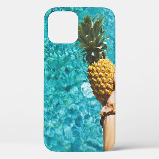 Person mit gelbem Ananas Case-Mate iPhone Hülle (Rückseite)