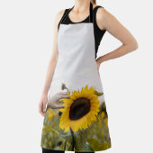 Person mit Sonnenblume Schürze (InSitu)