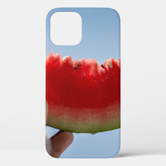 Person mit Wassermelone in Scheiben Case-Mate iPhone Hülle (Rückseite)