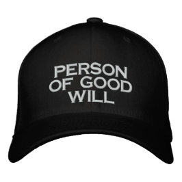 PERSON OF GOOD WILL Baseball Cap Bestickte Baseballkappe