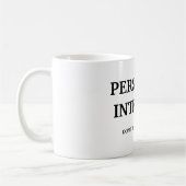 PERSON OF INTERESSE! KAFFEETASSE (Links)