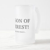 PERSON OF INTERESSE! MATTGLAS BIERGLAS (VorderseiteRechts)