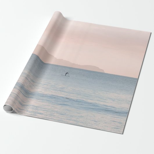 PERSON PADDLE BOARDING GESCHENKPAPIER (Ungerollt)