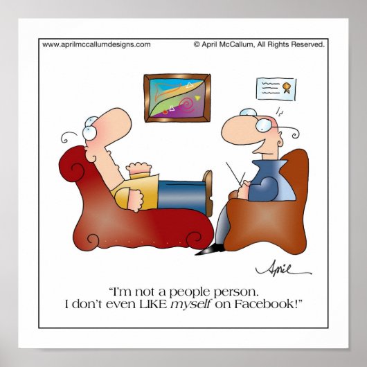 PERSON Poster von April McCallum (Vorne)