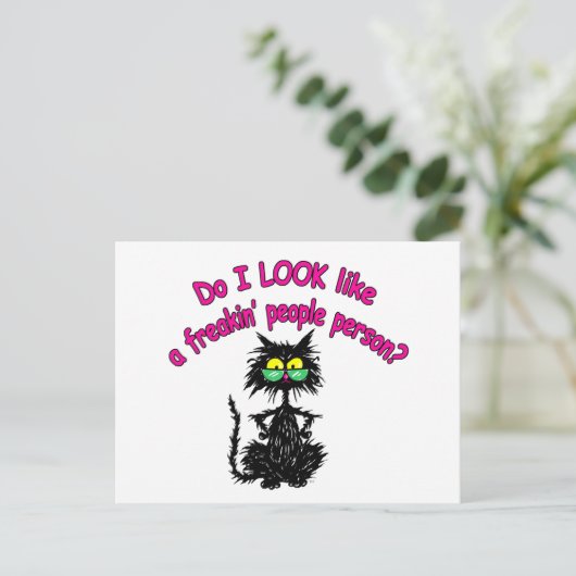 PERSON POSTKARTE (Stehend Vorderseite)