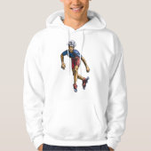 Person Rollerblading Hoodie (Vorderseite)