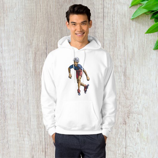 Person Rollerblading Hoodie