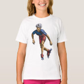 Person Rollerblading T-Shirt (Vorderseite)