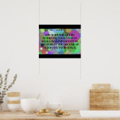 Person Sie werden: Blasen Poster (Küche)