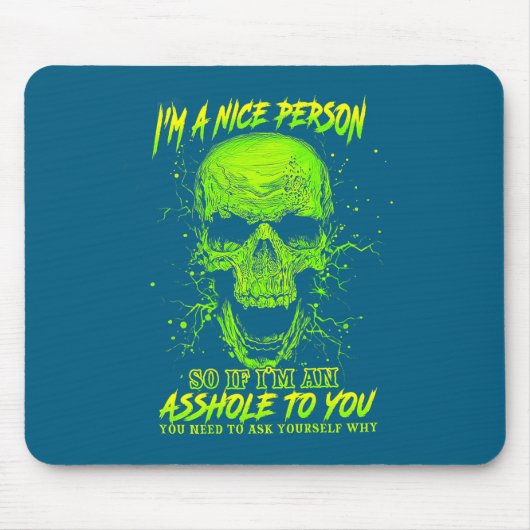 Person So Wenn Zurück Mousepad (Vorne)