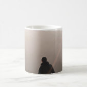 Person stehend kaffeetasse (Mittel)