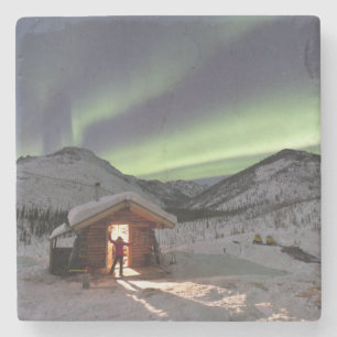 Person steht in der Tür der Kabine von Caribbean  Steinuntersetzer