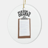 Person verantwortlich keramik ornament (Links)