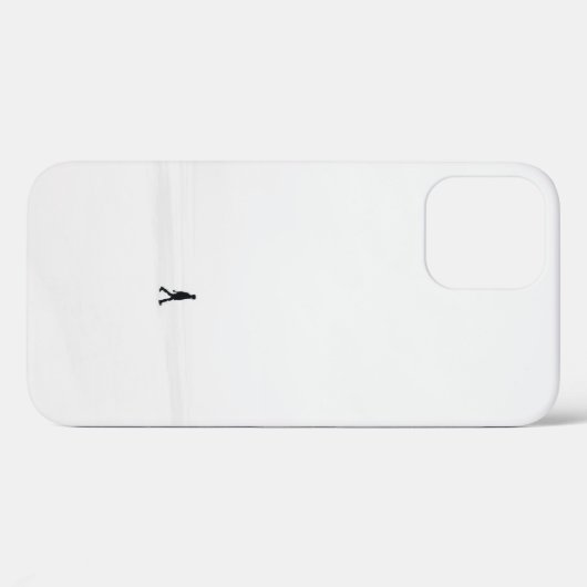 PERSON WALD AUF SNOWFIELD Case-Mate iPhone HÜLLE (Rückseite (Horizontal))