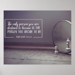 Person werden Sie vorgesehen, um zu werden Poster