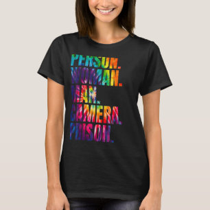 Person Woman Man Camera Gefangenschaft Gefärbte Kr T-Shirt