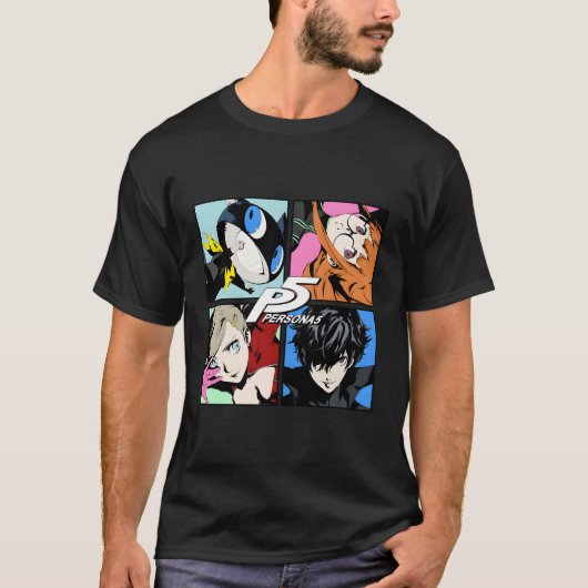 Persona 5 Character Pop T-Shirt (Vorderseite)