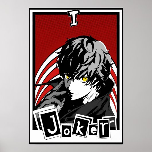 Persona 5 - Karten - Joker Poster (Vorne)