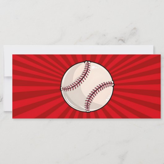 Persona Baseball Ticket Geburtstag Einladung (Rückseite)