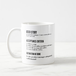 Persona Product Manager User Story Agile Scrum Tas Kaffeetasse