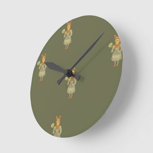 Personaje  runde wanduhr (Winkel)