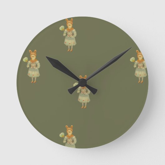 Personaje runde wanduhr (Vorderseite)