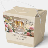 Personakised Wedding Favor Box Geschenkschachtel (Rückseite)