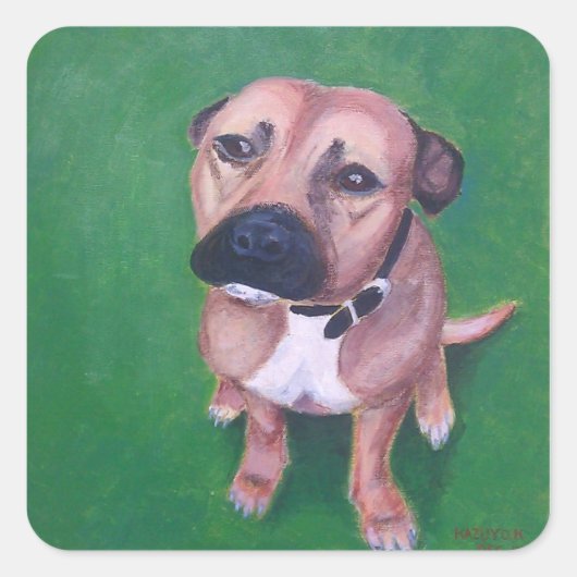 Personal 2012 quadratischer aufkleber (Vorderseite)