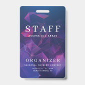 Personal All Access Pass Konzert Backstage Geometr Ausweis (Rückseite)