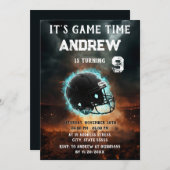 Personal American Football Invitation Einladung (Vorne/Hinten)