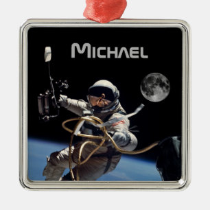 Personal Astronaut Space Walk Ornament Aus Metall
