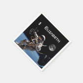 Personal Astronaut Space Walk Party Serviette (Ecke)