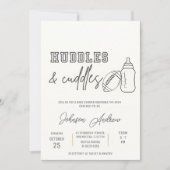 Personal Baby Boy Kickoff Football Baby Dusche Einladung (Vorderseite)