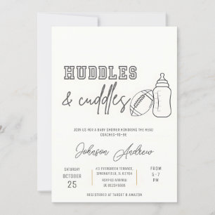 Personal Baby Boy Kickoff Football Baby Dusche Einladung