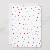 Personal Baseball Baby Duschgel Alles Star Einladung (Rückseite)