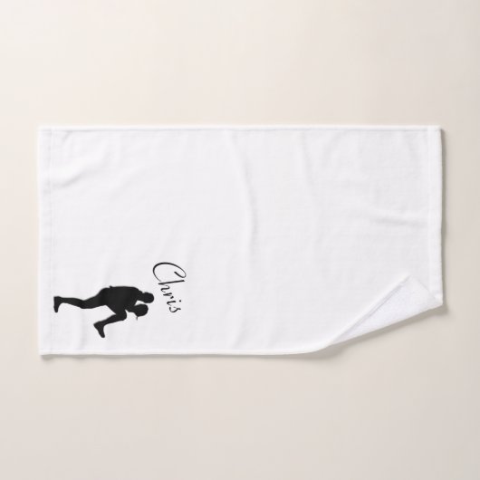 Personal Baseball Player Pitcher Windup Badhandtuch Set (Handtuch)