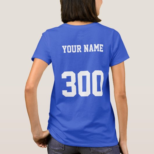 Personal Bowling Jerseys | Team & Player Name HG T-Shirt (Rückseite)