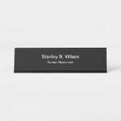 Personal-Büropersonal Schreibtischnamensplakette (Vorderseite )