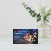 Personal Business Card Visitenkarte (Stehend Vorderseite)