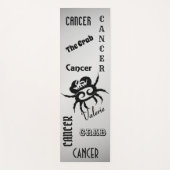Personal Cancer Zodiac Symbol and Sign Yogamatte (Vorderseite)